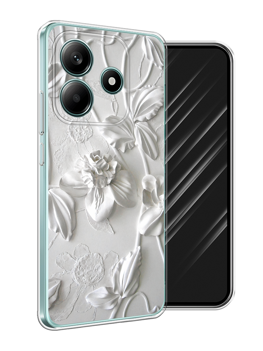 

Чехол Awog на Xiaomi Redmi Note 14 5G "Гипсовые цветы", Бежевый;коричневый;серый, 323850-1