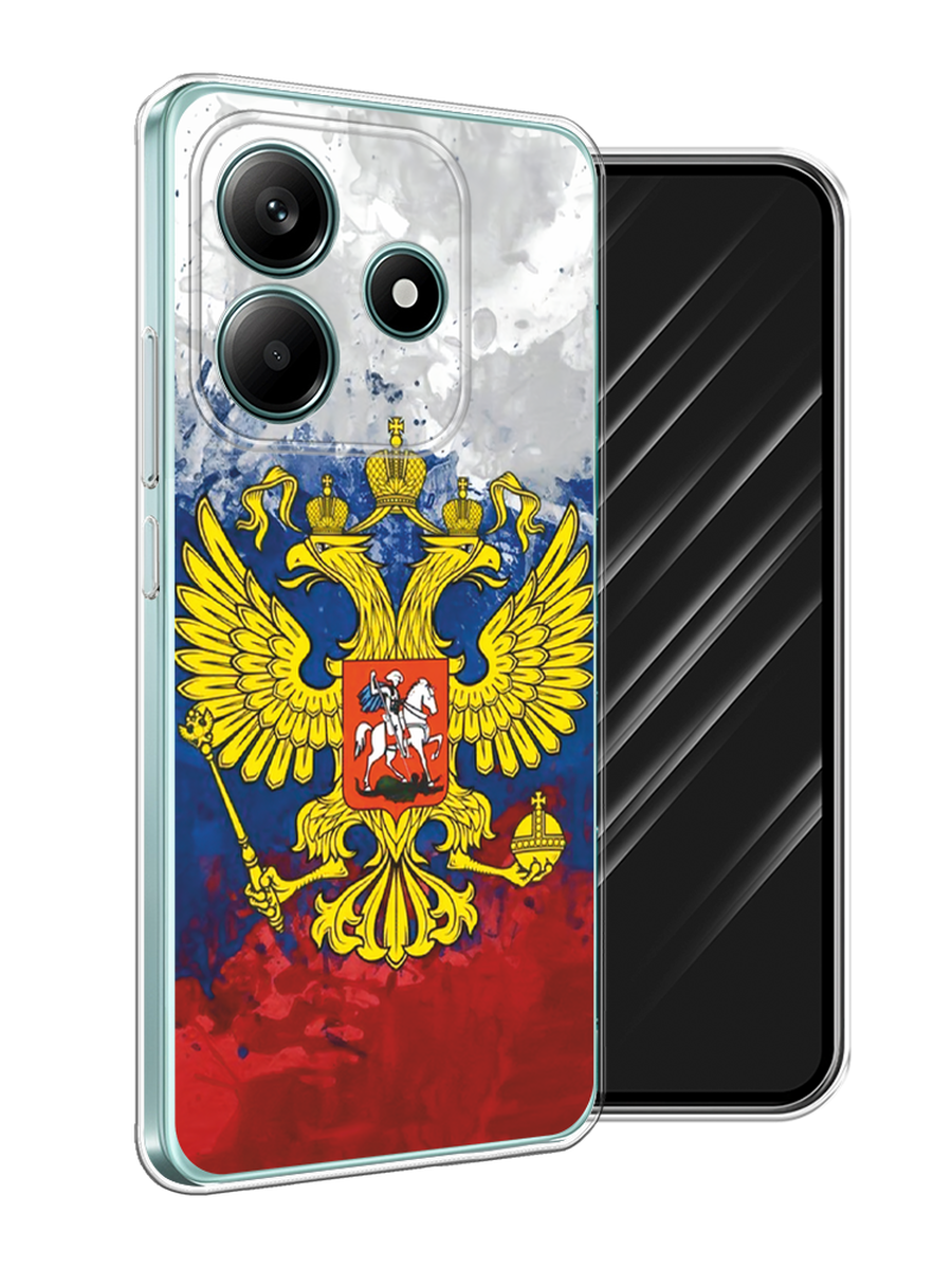 

Чехол Awog на Xiaomi Redmi Note 14 5G "РФ", Белый;синий;красный, 323850-1