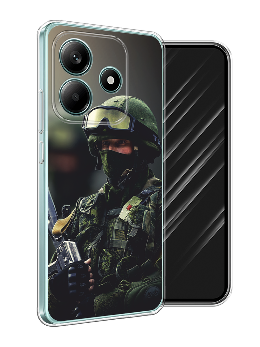 

Чехол Awog на Xiaomi Redmi Note 14 5G "Солдат", Зеленый;серый, 323850-1