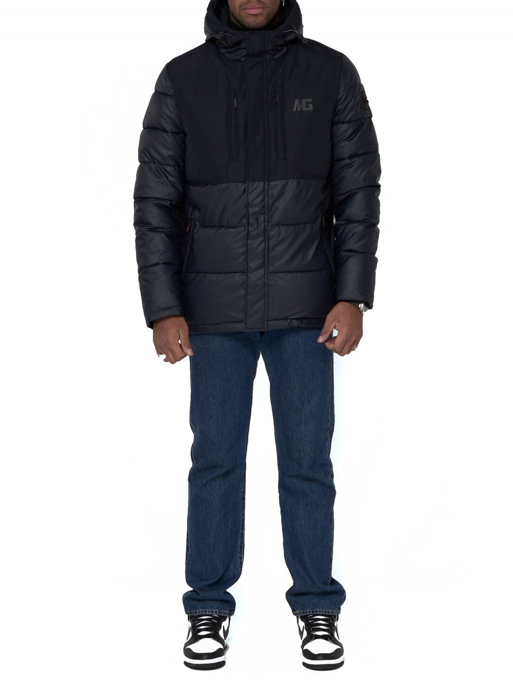

Спортивная куртка мужская NoBrand AD92933 синяя L, AD92933