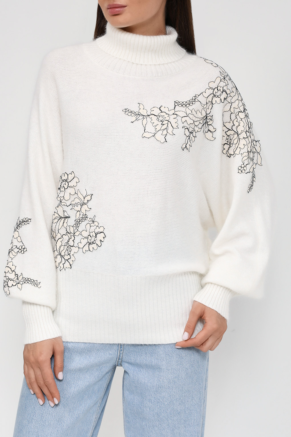 

Свитер женский TWINSET 232TP3123 белый L, 232TP3123