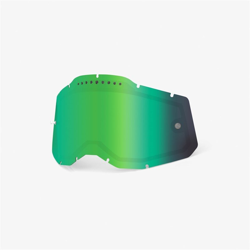 

Линза 100% RC2/AC2/ST2 Replacement Lens Vented Dual Pane Mirror Green (51008-660-01), Белый, RC2/AC2/ST2