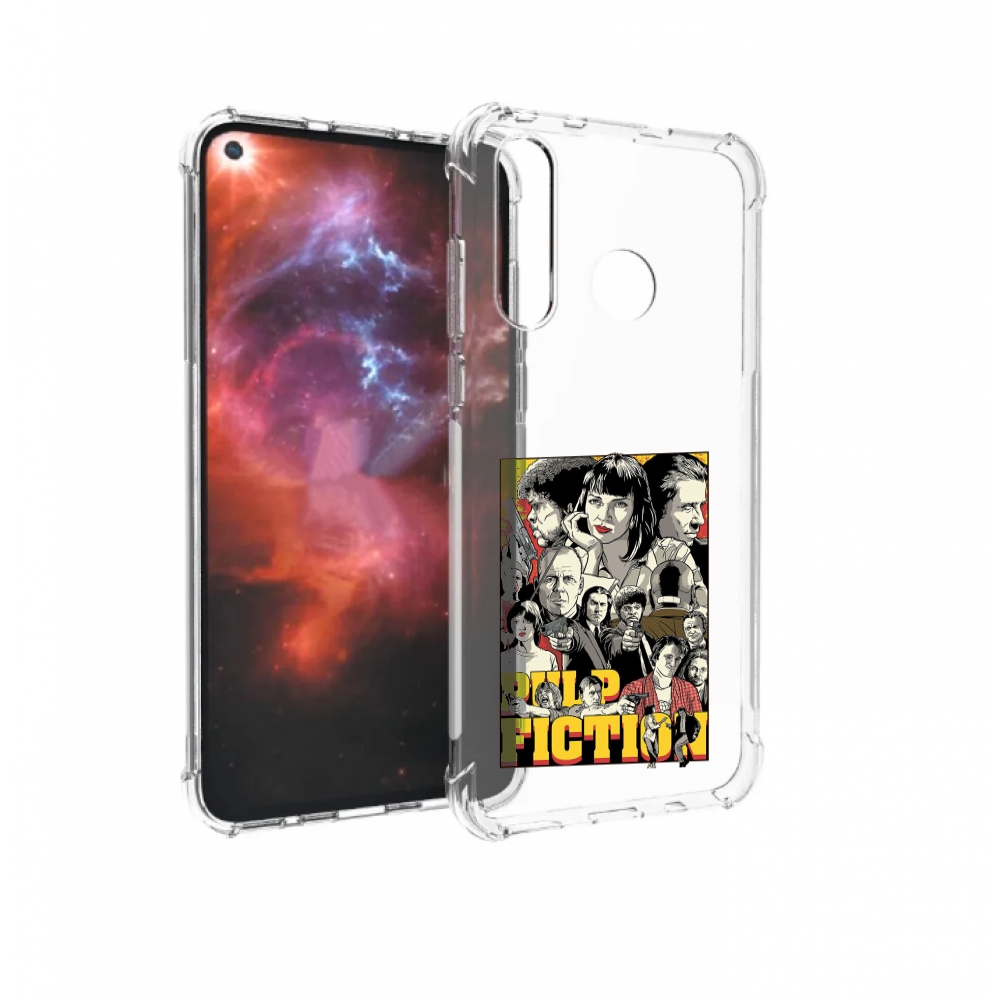 

Чехол бампер MyPads комикс картинка для Huawei Nova 4 противоуда, Прозрачный, Tocco