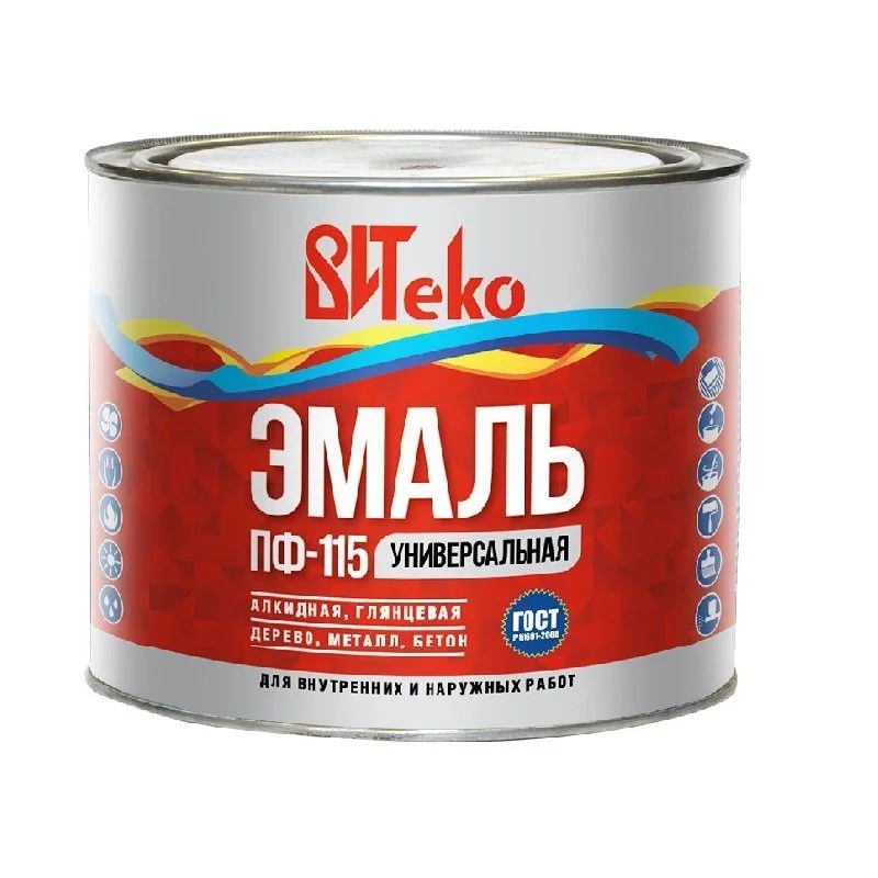 фото Эмаль пф-115 голубая 1,8 кг витеко
