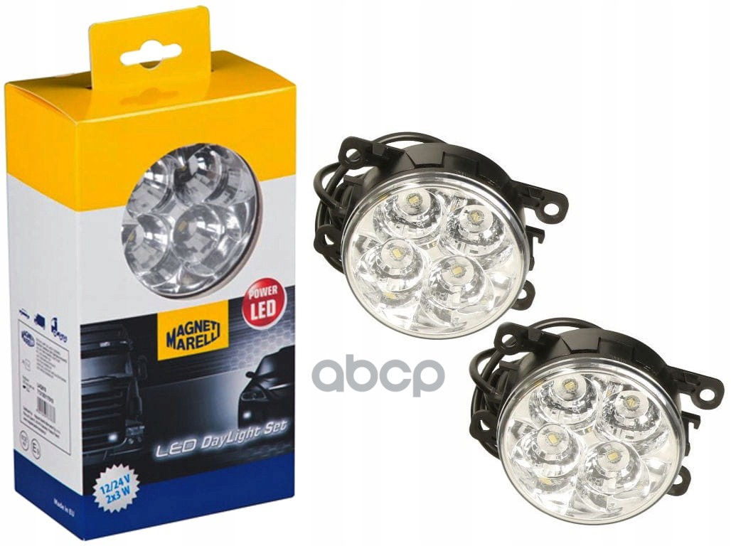 Laq010 К-Т Дневных Ходовых Огней Led (Круглые) MAGNETI MARELLI арт. 713120117010