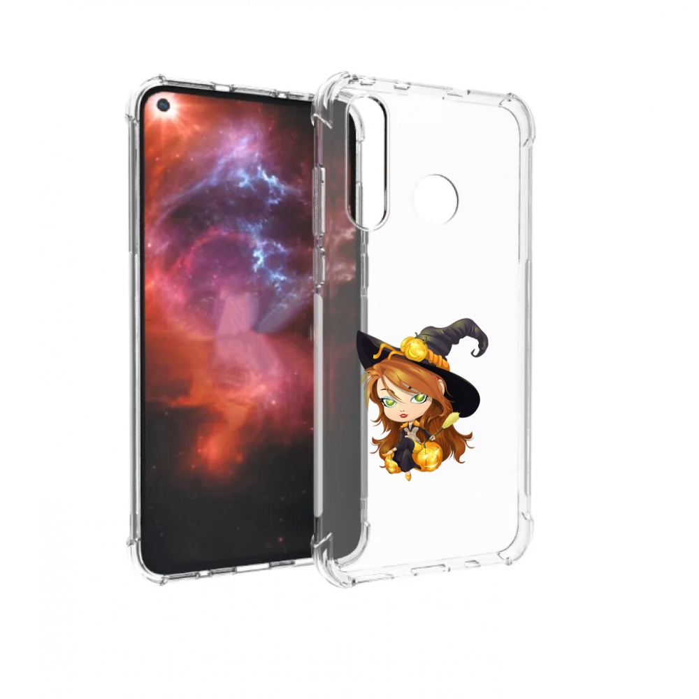 

Чехол бампер MyPads Ведьмочка для Huawei Nova 4 противоударный, Прозрачный, Tocco