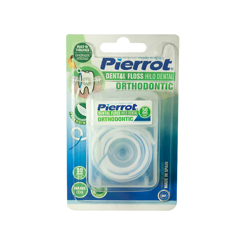 pierrot dental tape вощеная межзубная нить 25 м Ортодонтическая зубная нить Pierrot Dental floss, 15 м