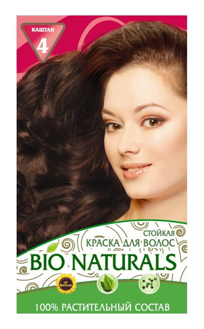 фото Краска для волос артколор bio naturals №4 каштан 50 мл