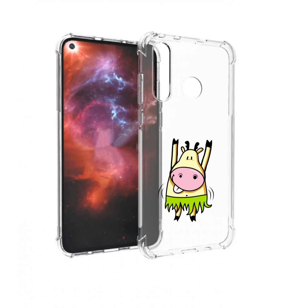 

Чехол бампер MyPads Веселая корова для Huawei Nova 4 противоударный, Прозрачный, Tocco