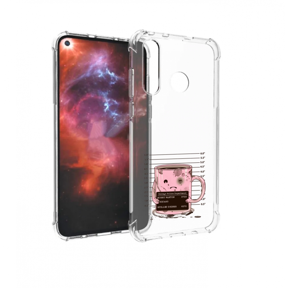 

Чехол бампер MyPads кружка для Huawei Nova 4 противоударный, Прозрачный, Tocco