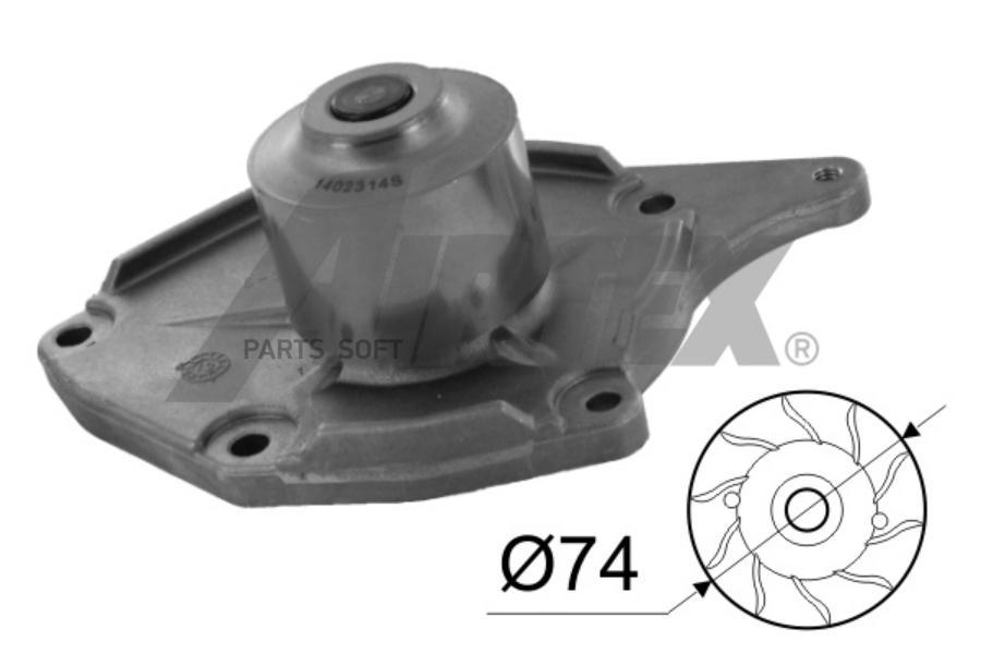 

AIRTEX Водяной насос AIRTEX 1746