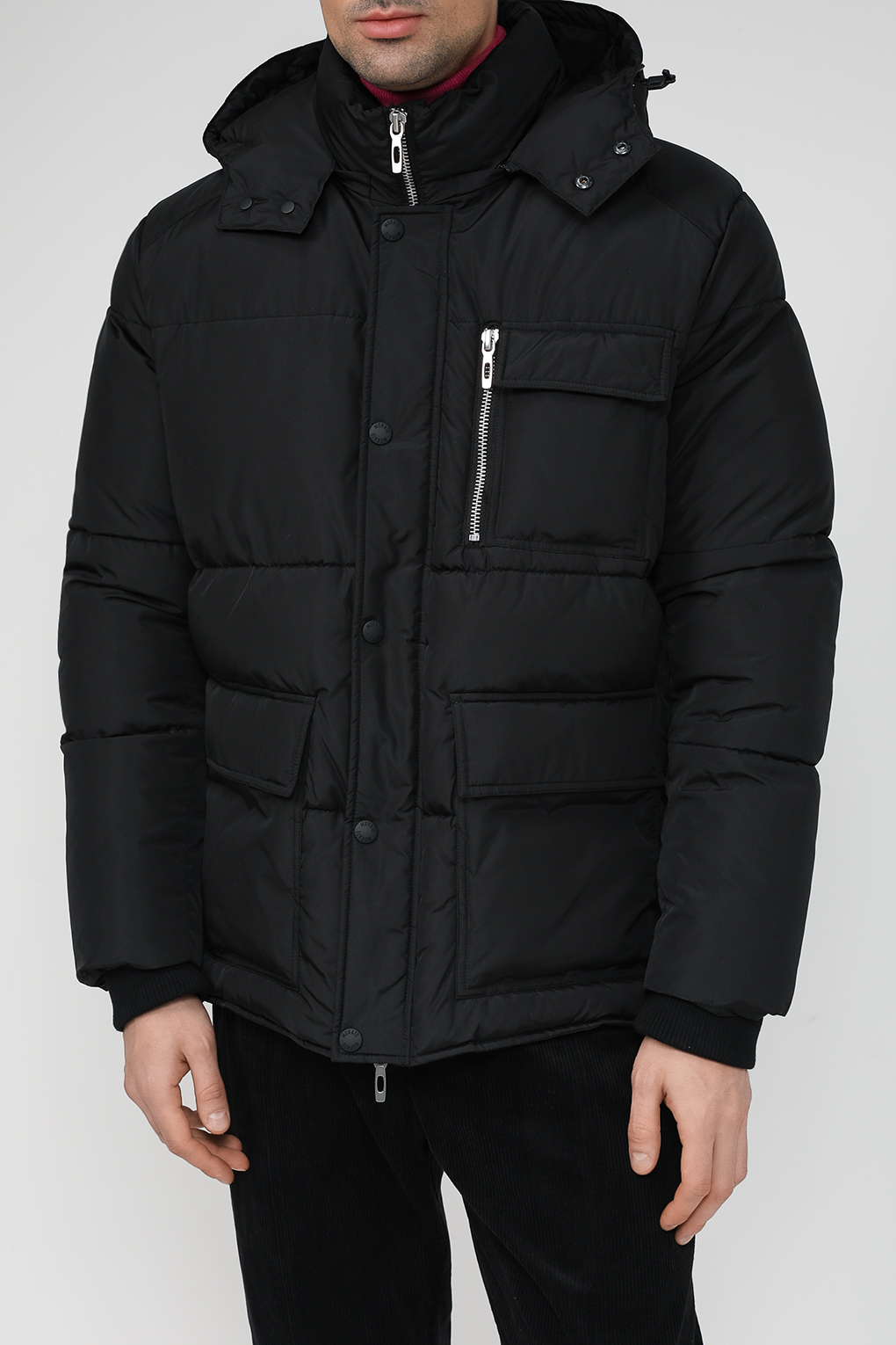

Куртка мужская Antony Morato MMCO00859 черная 48, Черный, MMCO00859