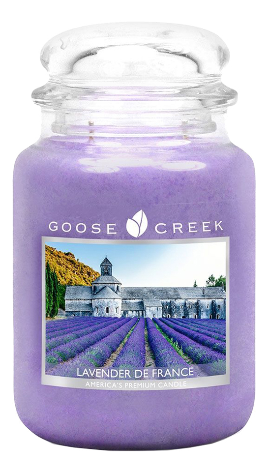 фото Ароматическая свеча goose creek lavender de france (французская лаванда) свеча 680г