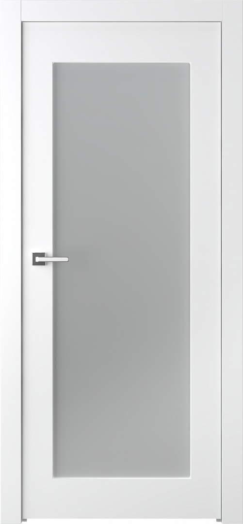 Дверь межкомнатная Belwooddoors Кремона-1 c закаленным матовым стеклом 800x2000, эмаль