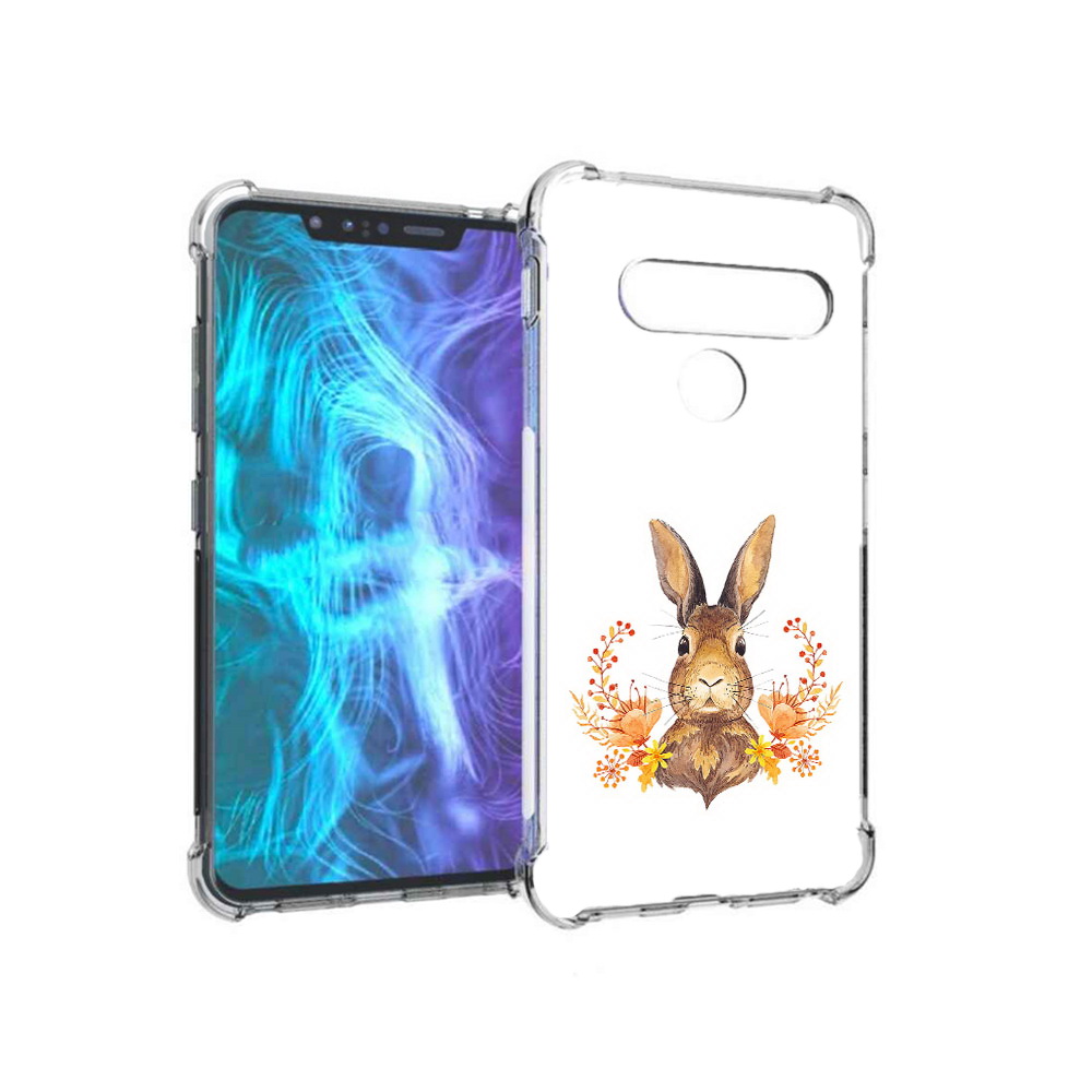 

Чехол MyPads Tocco для LG G8 зайка в цветах (PT135945.77.349), Tocco