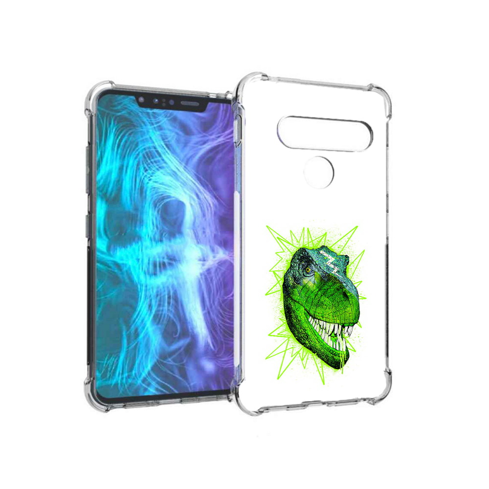 

Чехол MyPads Tocco для LG G8 зеленый динозавр (PT135945.77.358), Tocco