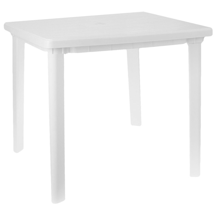 Стол квадратный, размер 80 х 80 х 74 см, цвет белый