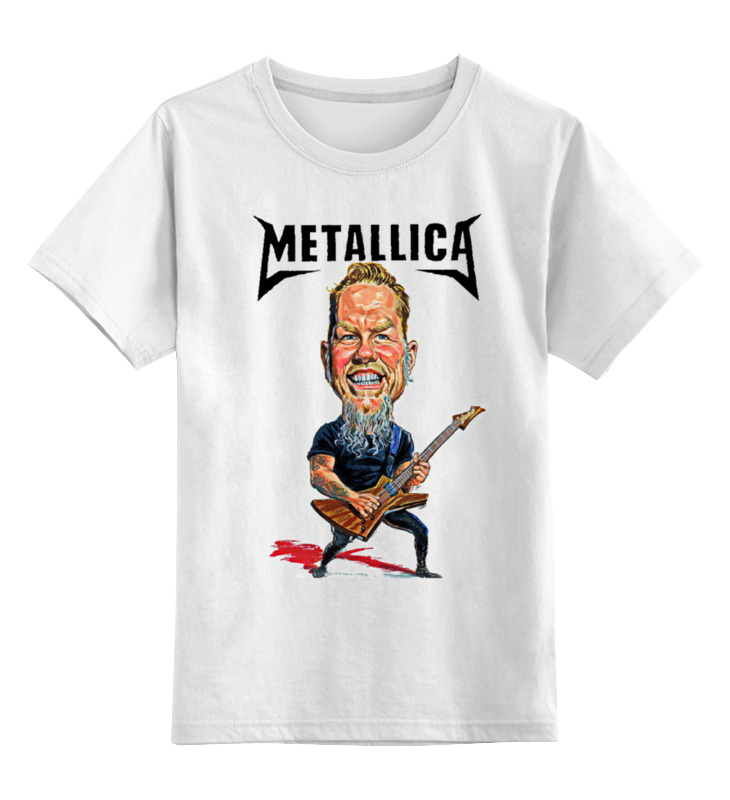 

Футболка детская Printio Metallica цв. белый р. 104, Metallica