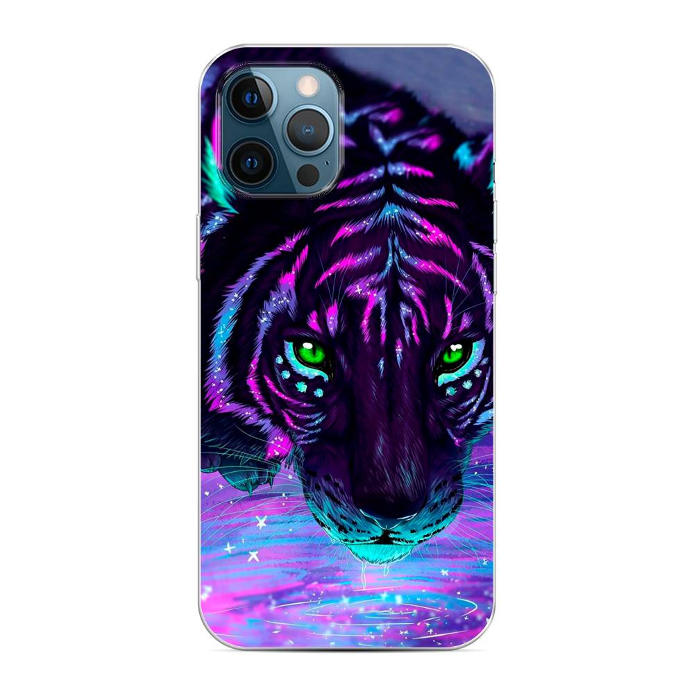 фото Чехол awog "волшебный тигр" для apple iphone 12 pro max