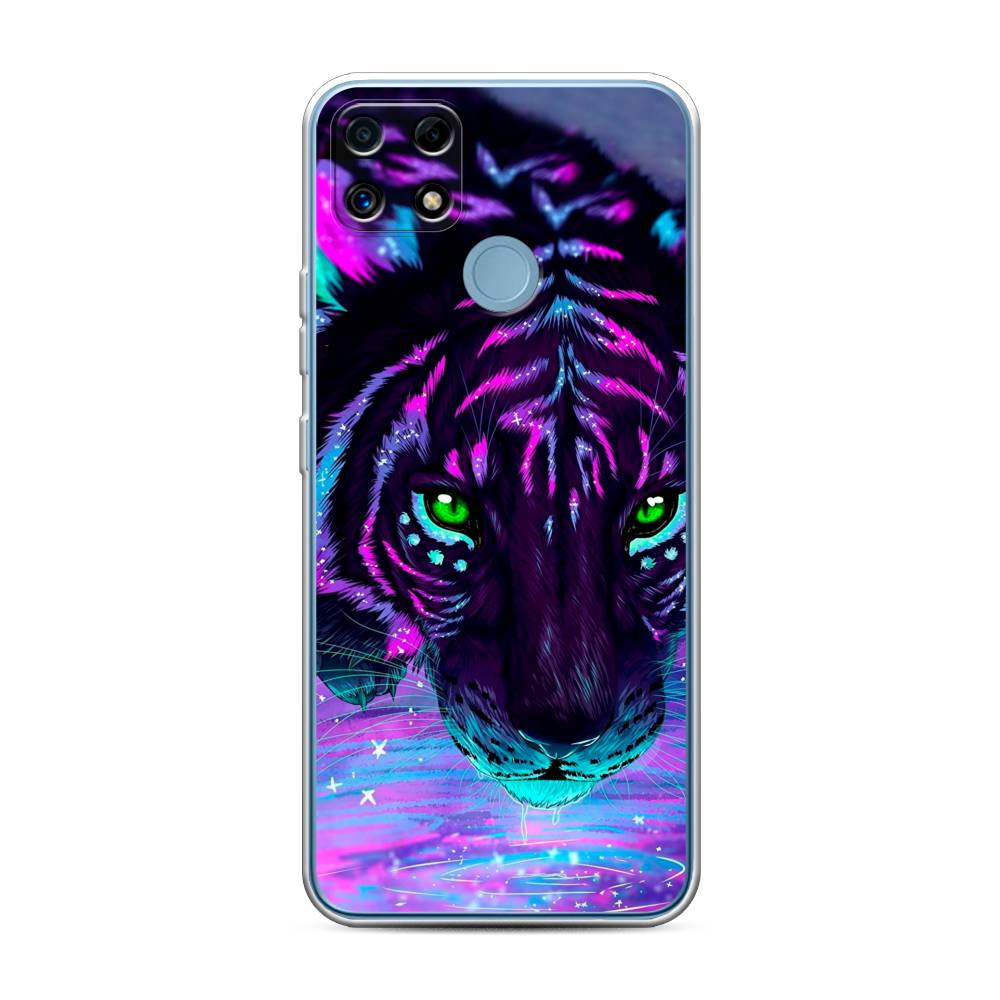 фото Чехол awog "волшебный тигр" для realme c25