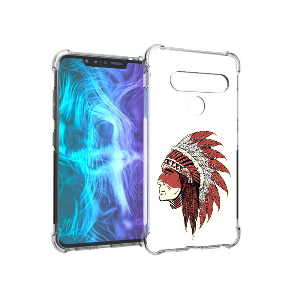 

Чехол MyPads Tocco для LG G8 красный индеец (PT135945.77.411), Tocco