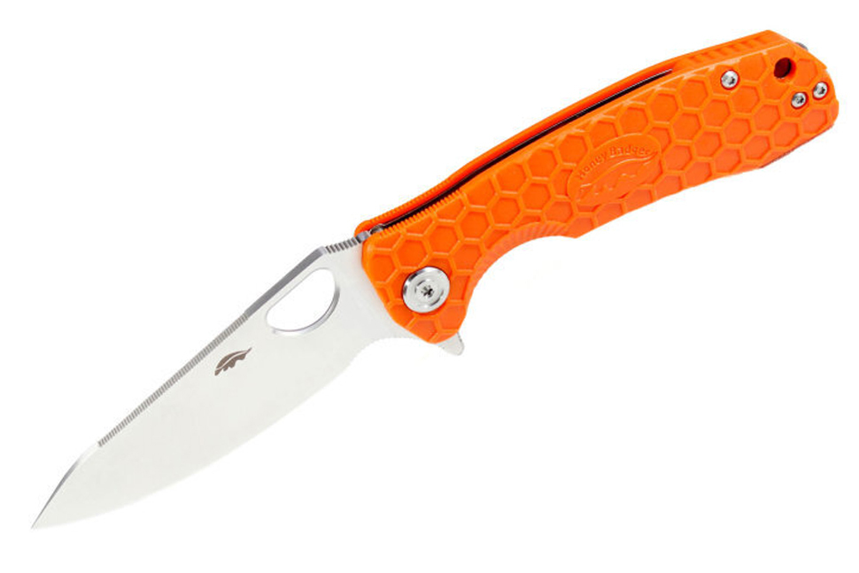 

Нож Honey Badger Leaf M, оранжевая рукоять HB1303, Оранжевый, Leaf M