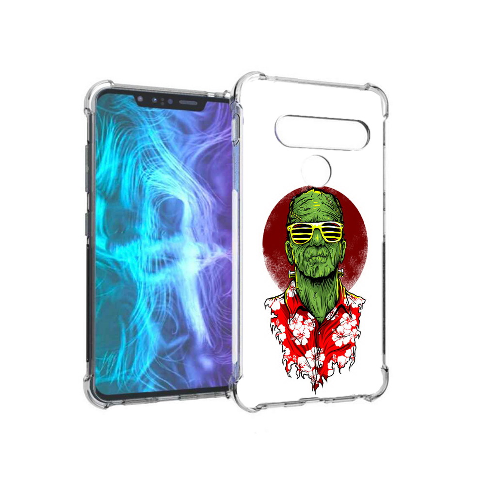 

Чехол MyPads Tocco для LG G8 крутой зеленый мужчина в очках (PT135945.77.424), Tocco