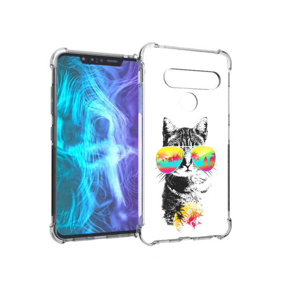 

Чехол MyPads Tocco для LG G8 крутой кот (PT135945.77.425), Tocco