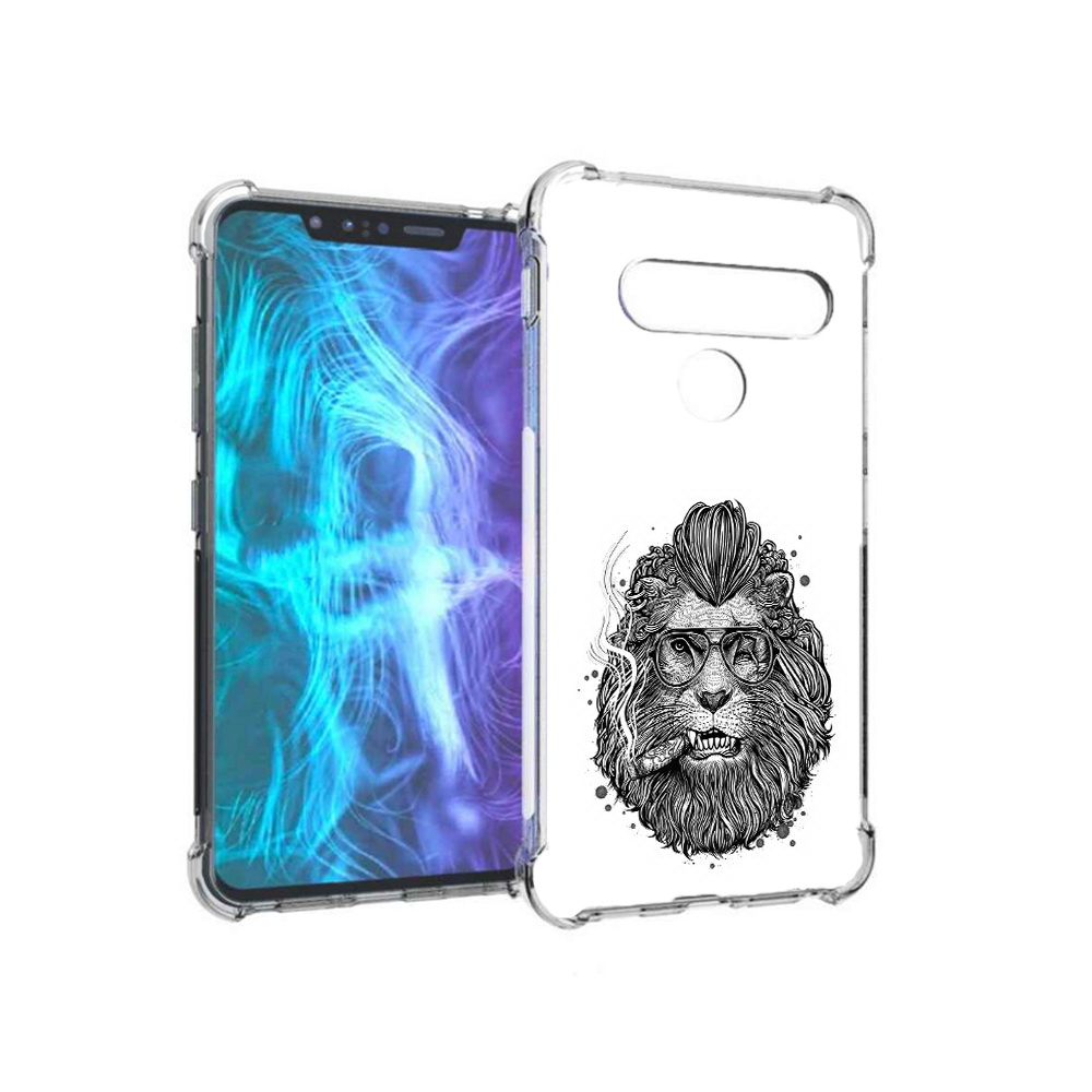 

Чехол MyPads Tocco для LG G8 курящий лев (PT135945.77.432), Tocco