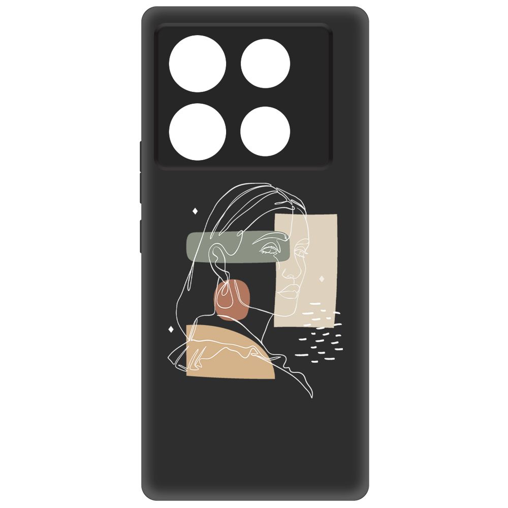 

Чехол-накладка Krutoff Soft Case Уверенность для INFINIX Note 40 Pro 5G черный