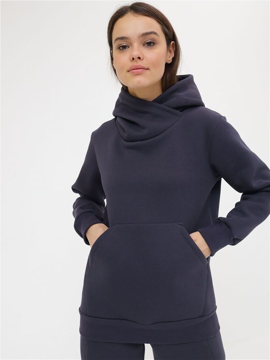 Худи женское Casa Della Luna Zvezda серое XXL