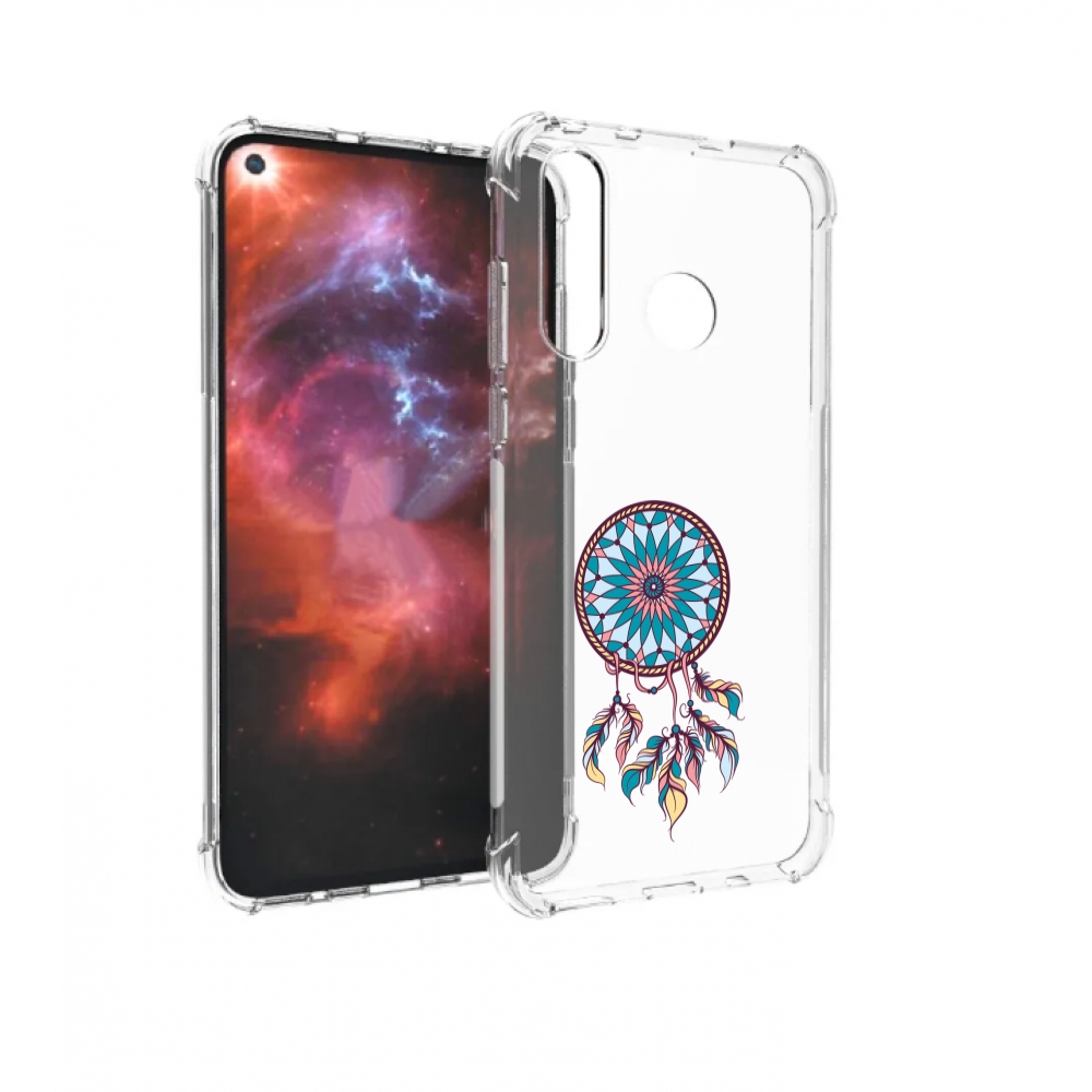 

Чехол бампер MyPads ловец снов синий для Huawei Nova 4 противоуд, Прозрачный, Tocco