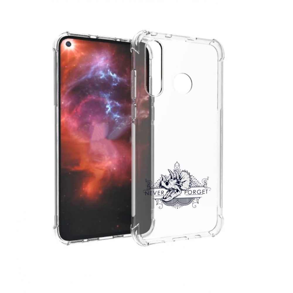 

Чехол бампер MyPads логотип носорога никогда не забуду для Huawe, Прозрачный, Tocco