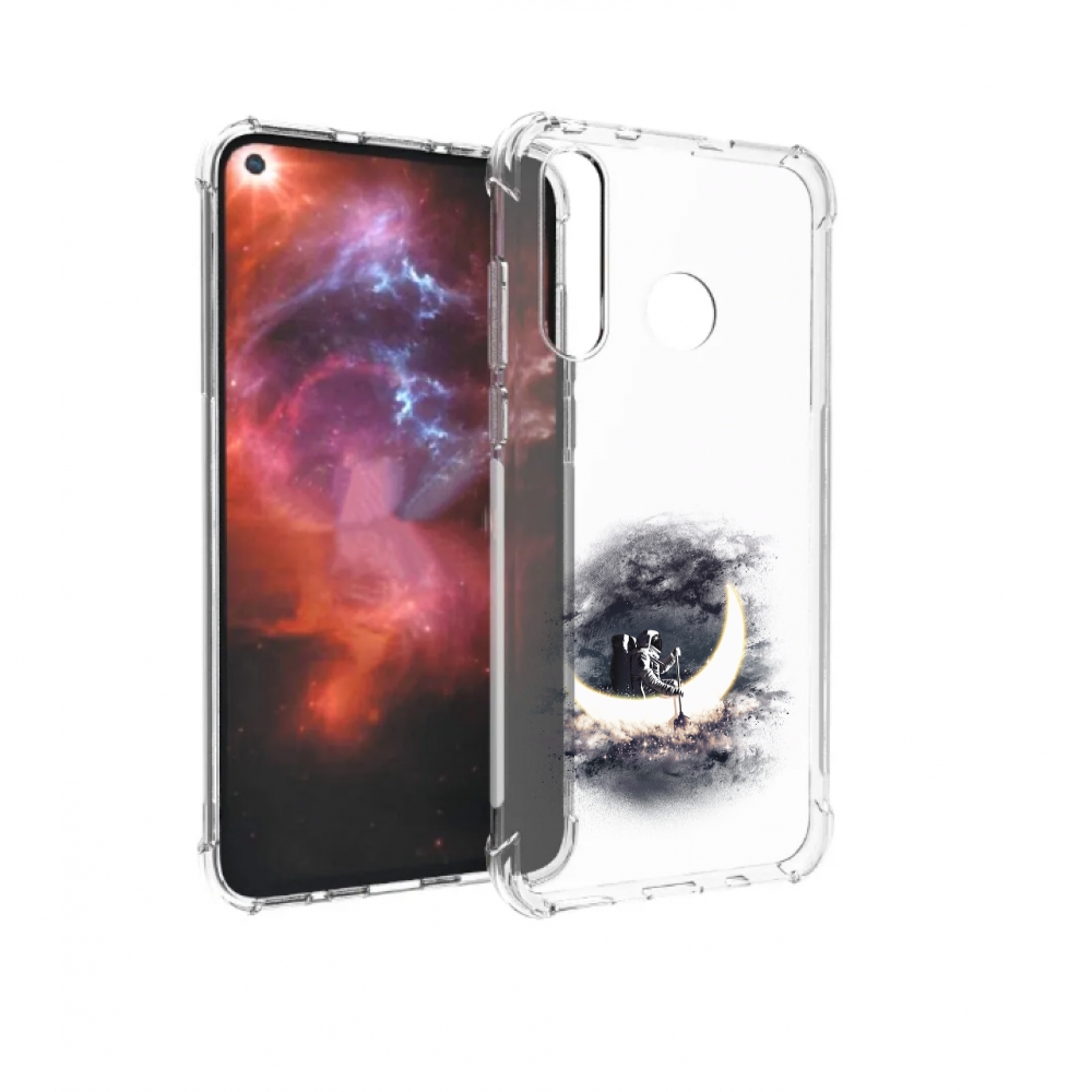 

Чехол бампер MyPads лунный путешественник для Huawei Nova 4 прот, Прозрачный, Tocco
