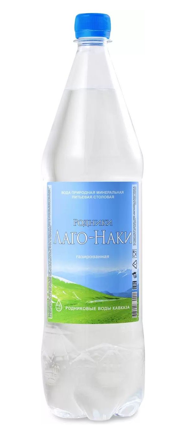 

Вода питьевая Родники Лаго-Наки газированная 1,5 л