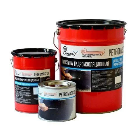 

Мастика PETROMAST 31 гидроизоляционная 21,5л / 18 кг