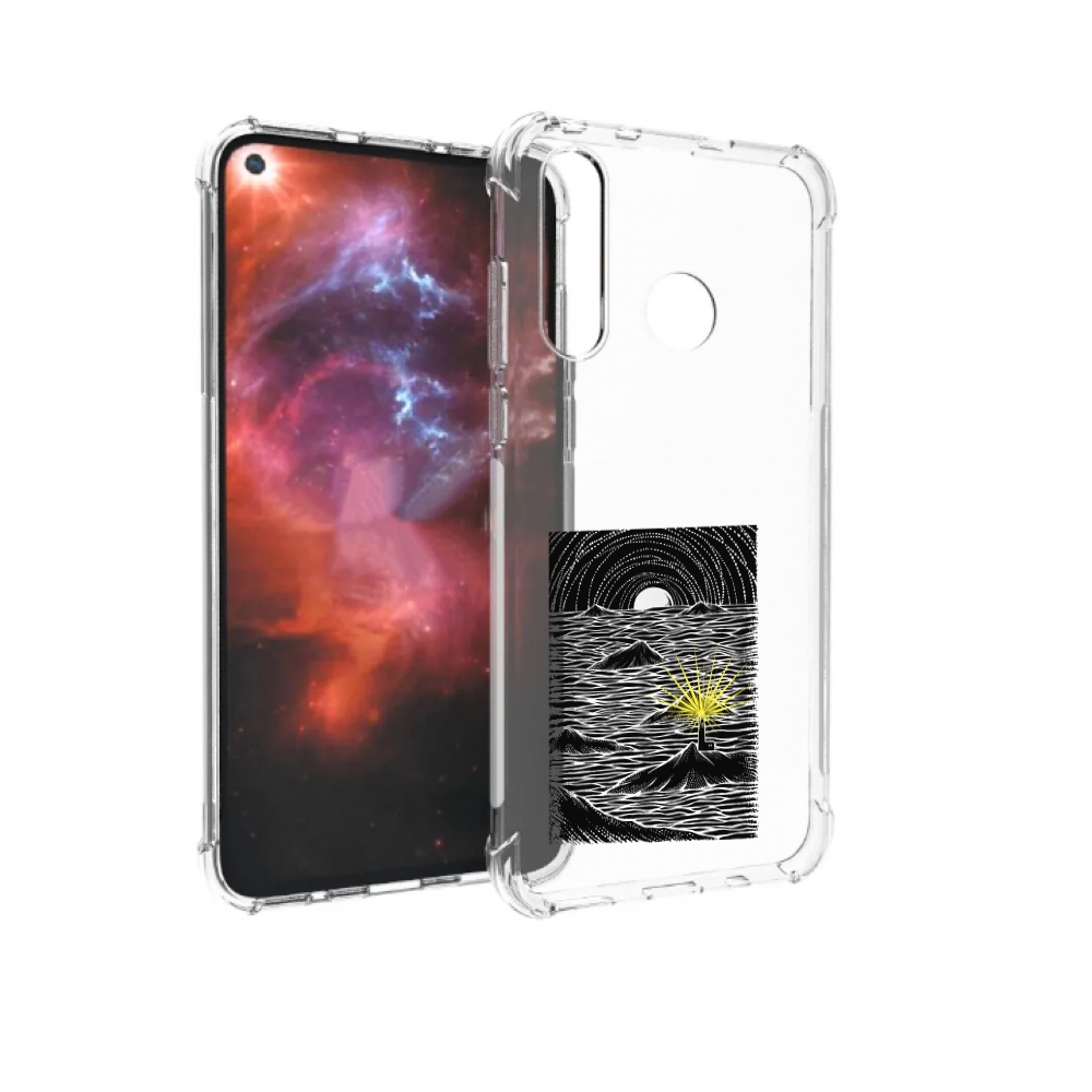 

Чехол бампер MyPads маяк в черно белом море для Huawei Nova 4 пр, Прозрачный, Tocco