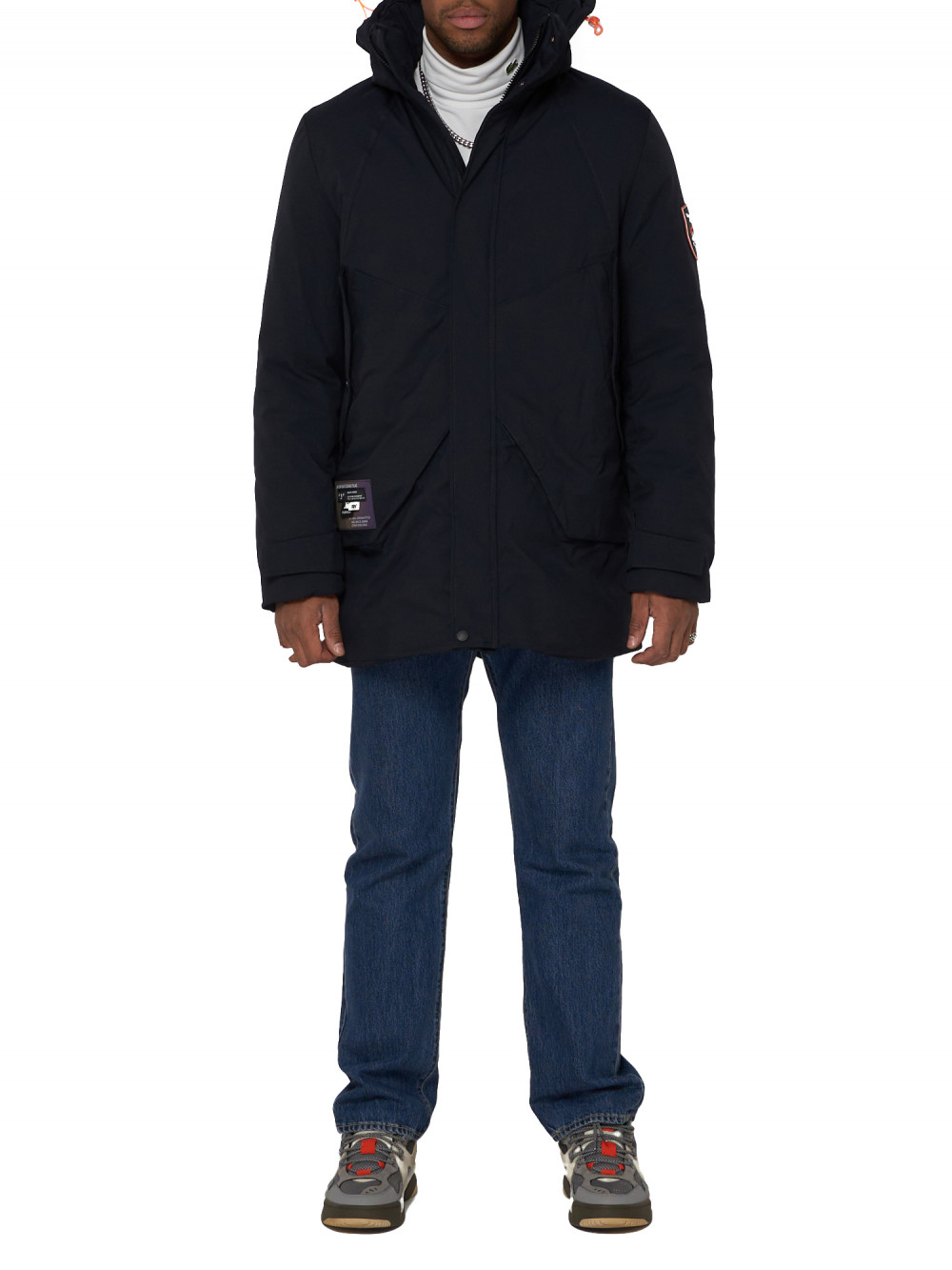 

Спортивная куртка мужская NoBrand AD90017 синяя 3XL, Синий, AD90017