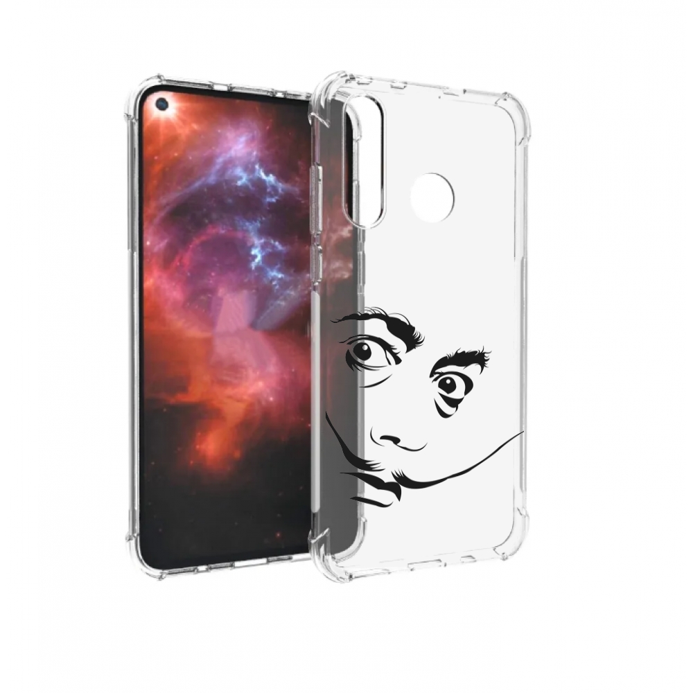 

Чехол бампер MyPads мужчина с длинными усами для Huawei Nova 4 п, Прозрачный, Tocco