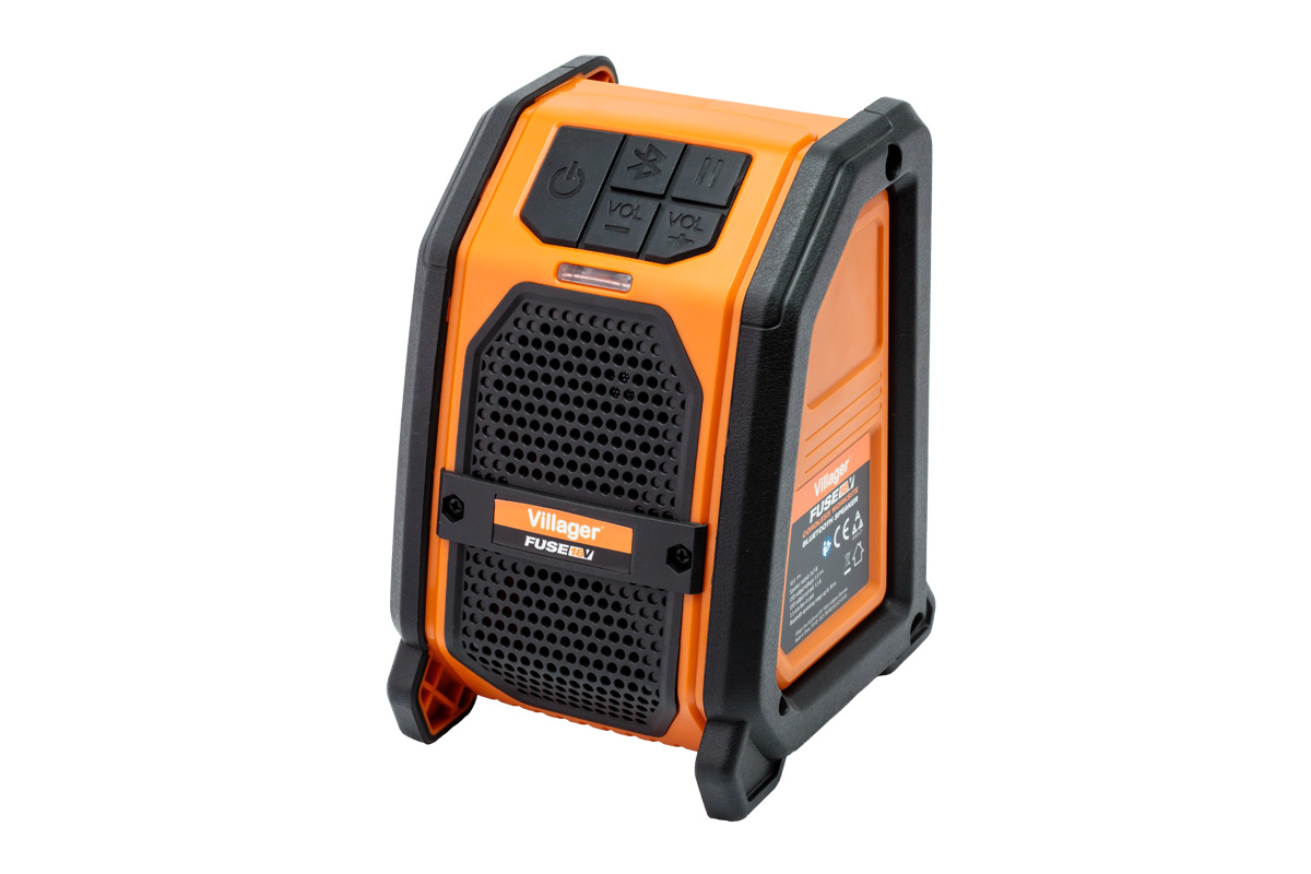 фото Портативная колонка villager bluetooth speaker 2x3w orange (066257)