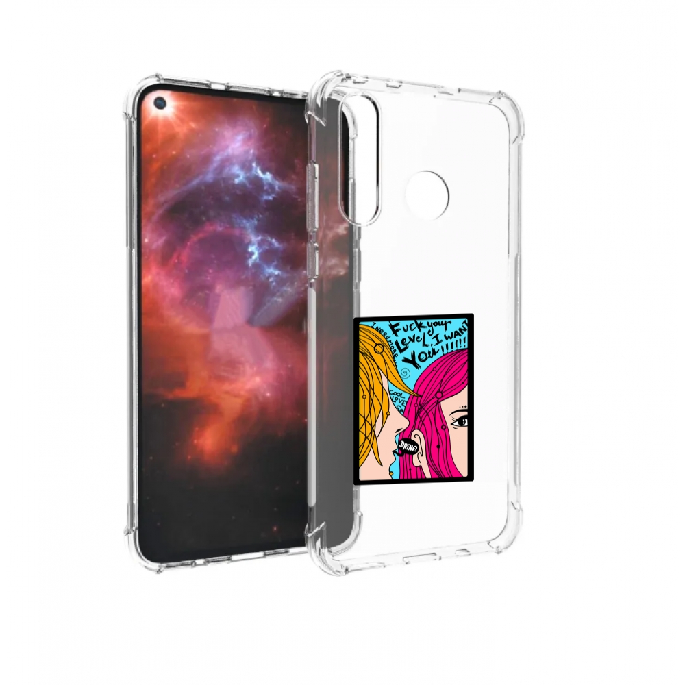 

Чехол бампер MyPads Выпьем для Huawei Nova 4 противоударный, Прозрачный, Tocco