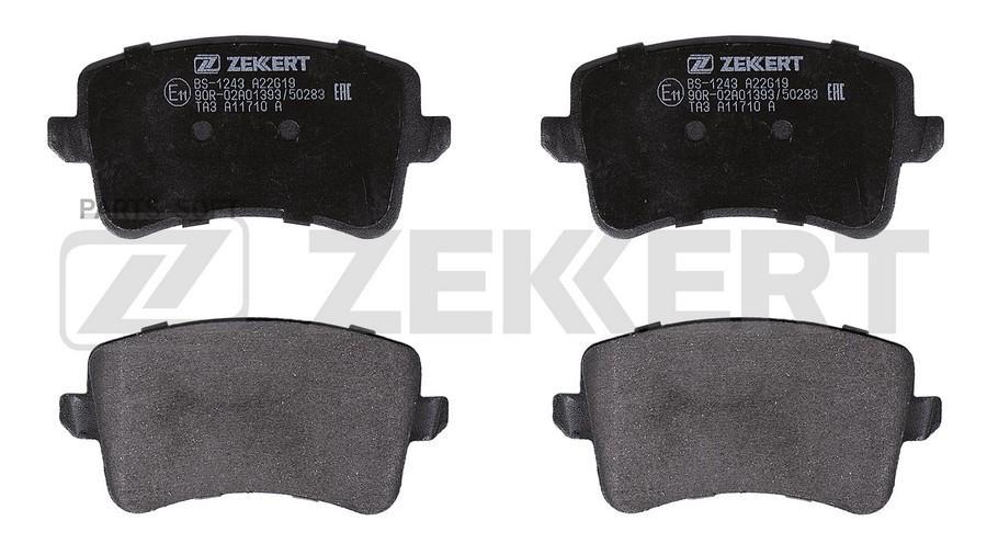 

Колодки торм. диск. зад Audi A4 IV 07- A4 Allroad IV 09- ZEKKERT BS1243