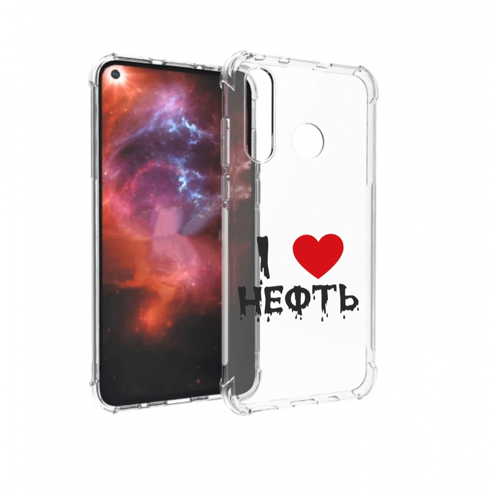 Чехол бампер MyPads нефть для Huawei Nova 4 противоударный