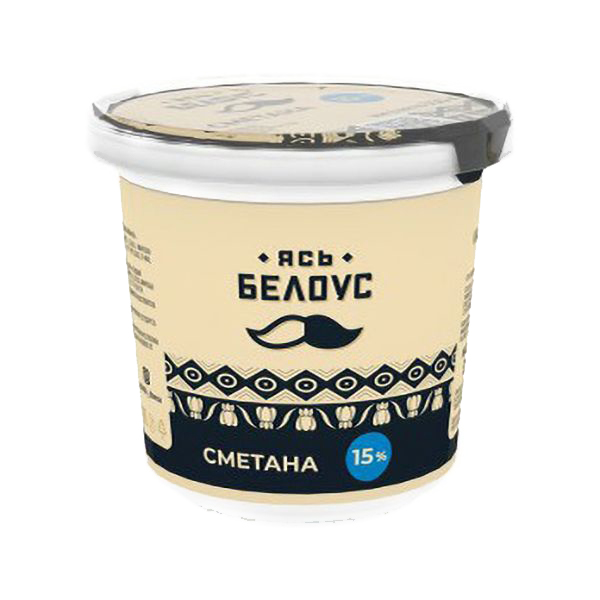 

Сметана Ясь Белоус 15% БЗМЖ 350 мл