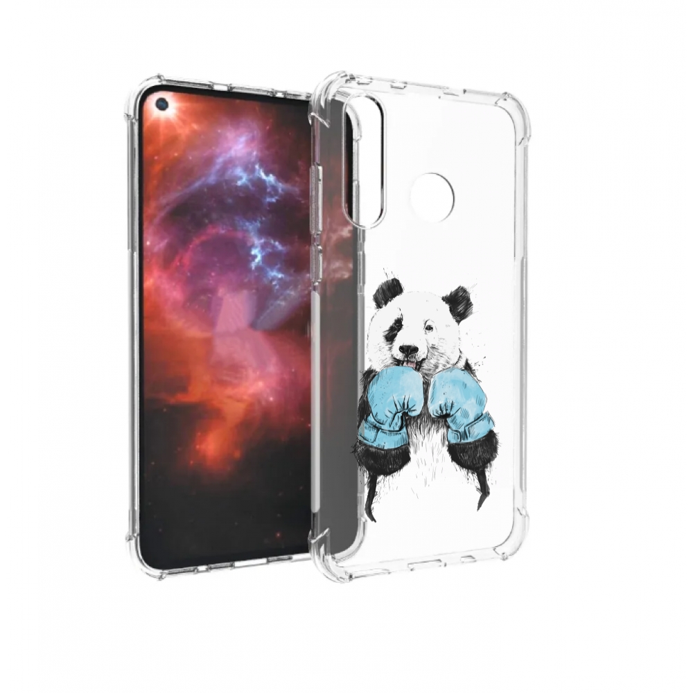 

Чехол бампер MyPads панда боксер для Huawei Nova 4 противоударный, Прозрачный, Tocco