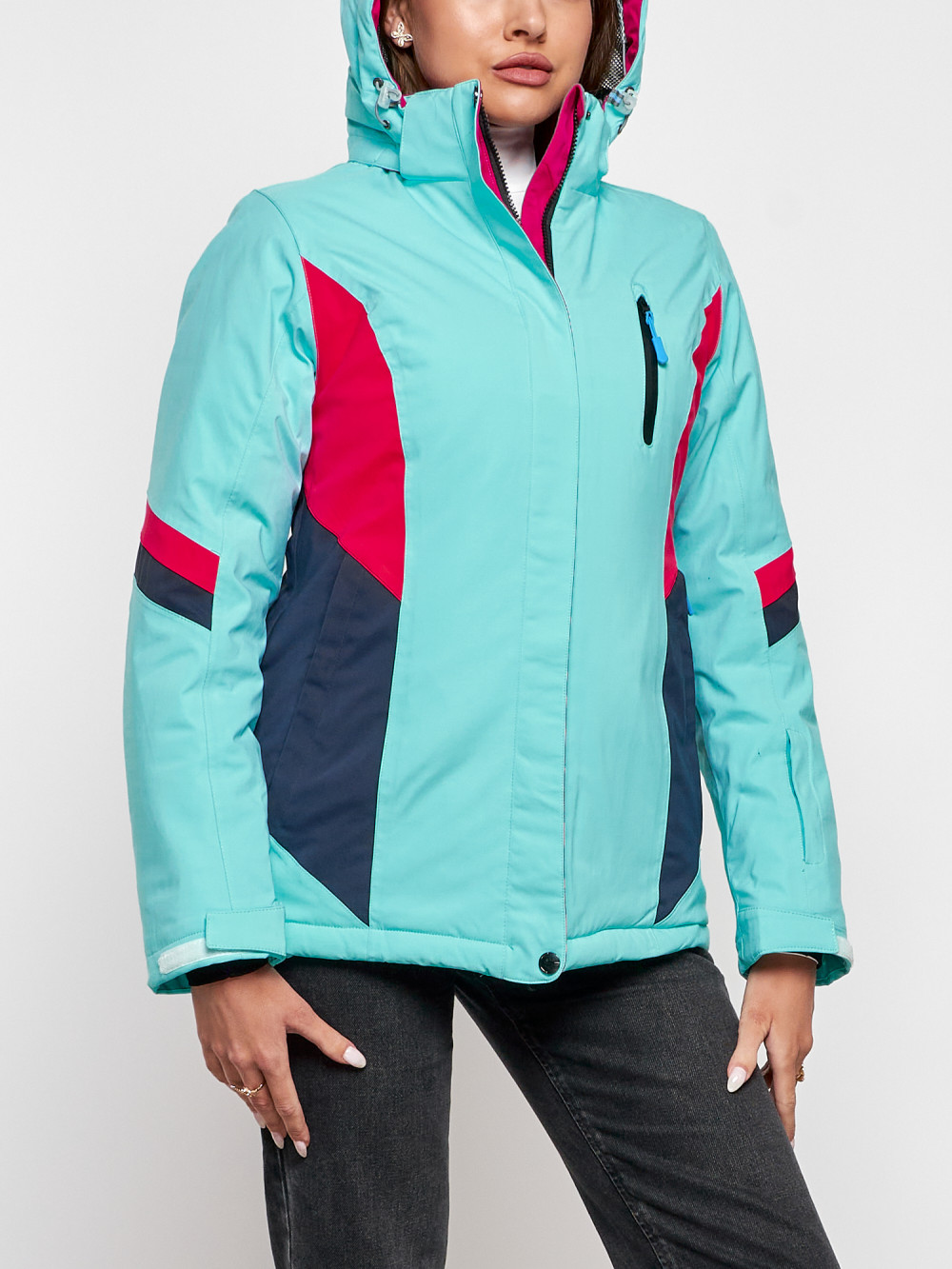 Горнолыжная куртка женская зимняя Chunmai AD2201-1Br, 50