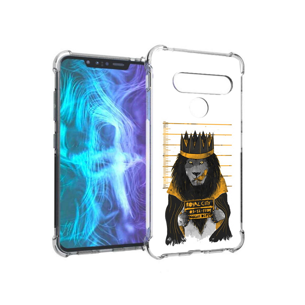 

Чехол MyPads Tocco для LG G8 лев в законе (PT135945.77.435), Tocco