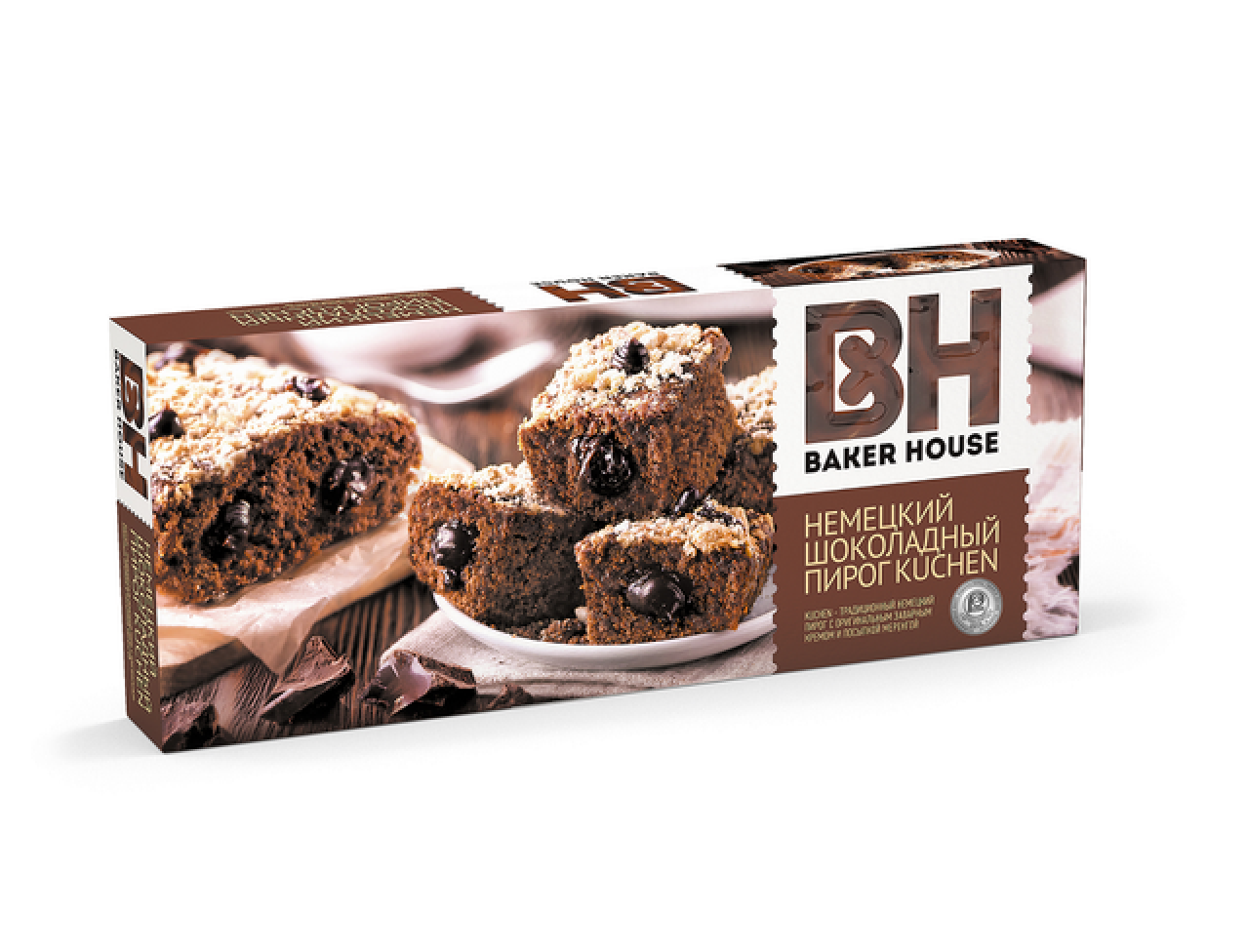

Пирог Baker House бисквитный KUCHEN Шоколад, 350 г