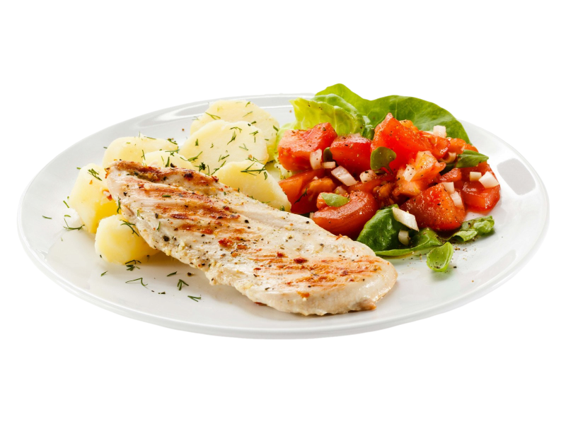 Филе куриное Тандури Умное решение с картофельным пюре со шпинатом 240 г