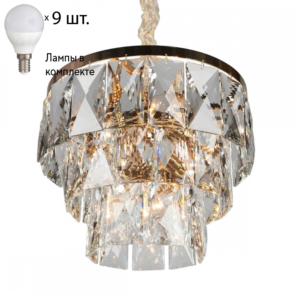 

Люстра подвесная с лампочками Omnilux OML-72903-09+Lamps